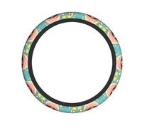 WBQLSL Housse de volant à motif de jolis petits champignons - Poignée super antidérapante, pas d'étouffement, résistante à l'usure et anti-vieillissement