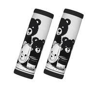 WBQLSL Housse pour chariot à bagages avec motif ours en forme de bouteille de lait