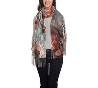 WBQLSL Jade Bird Long écharpe en peluche pour femme parfait pour l'automne et l'hiver tenues cadeaux de vacances