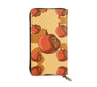 WBQLSL Joli portefeuille en cuir avec fermeture éclair, 19 x 10,4 cm de long, plusieurs compartiments et grande capacité, un bon cadeau pour les amis