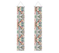 WBQLSL Jolie bannière décorative tigre blanc - Convient pour une utilisation en intérieur ou en extérieur, décoration de fête