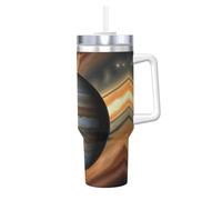 WBQLSL Jupiter Tasse à glace tendance imprimée paysage (1,2 l) - Tasse super isolante avec effet d'isolation thermique et froid supérieur,