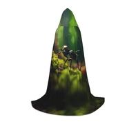 WBQLSL King of ants Cape de magicien à motifs, convient pour adultes et adolescents, cosplay, gamme complète de tailles S, M, L