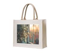 WBQLSL Le sac fourre-tout en toile imprimée All Lights on Fire peut être utilisé pour le rangement, le pique-nique, la plage, la piscine et d'autres scènes.