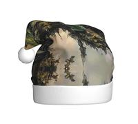 WBQLSL Les chapeaux imprimés caméléon allongé et les chapeaux de Noël pour adultes sont parfaits pour les fêtes de Noël d'hiver et au quotidien