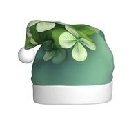 WBQLSL Les chapeaux imprimés Lucky Clover Festive et les chapeaux de Noël pour adultes sont parfaits pour les fêtes de Noël d'hiver et au quotidien