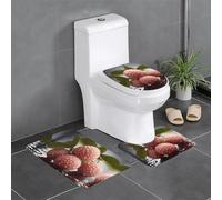 WBQLSL Litchi avec gouttes d'eau Tapis antidérapant pour salle de bain Tapis de sol Baignoire Décoration d'intérieur Tapis en peluche