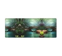 WBQLSL Little Bridge in the East Clavier et tapis de souris à motifs 30 x 80 cm Parfait pour les jeux et le bureau d'ordinateur portable