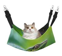 WBQLSL Lizard Hamac pour animaux de compagnie Motif gros plan Hamac de couchage pour chat, furet, chiot, lapin, petits animaux