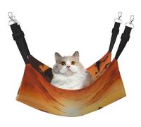 WBQLSL Lok Ling in The Evening Sun Hamac suspendu pour chat Taille M Imprimé Cage pour chat furet Chiot Lapin Petit animal