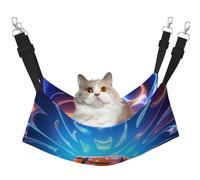 WBQLSL Magnifique hamac pour animal de compagnie Motif basketball Taille M - Hamac de couchage pour chats, furets, chiots, lapins, petits animaux