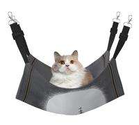 WBQLSL Moon Pine Tree Grand hamac imprimé pour animal domestique Hamac de couchage pour chat, furet, chiot, lapin, petits animaux