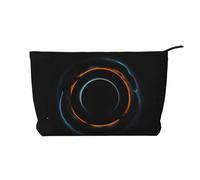 WBQLSL Mysterious Cosmic Trousse à maquillage en velours côtelé avec trous noirs - Sac de rangement de voyage, peut contenir du rouge à lèvres, de la poudre et d'autres produits cosmétiques