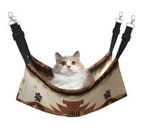 WBQLSL Native American Patterns Hamac pour animal domestique Motif moyen - Hamac de couchage pour chats, furets, chiots, lapins, petits animaux