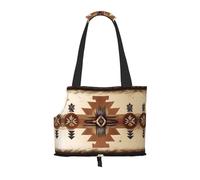 WBQLSL Native American Patterns Sac de voyage pour animal domestique Petit sac à bandoulière pour voitures et personnes