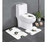 WBQLSL Northern Lights Lot de 3 tapis de sol absorbants Motif élans