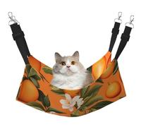 WBQLSL Orange Summer Hamac suspendu sans couture pour chat, furet, chiot, lapin, petit animal