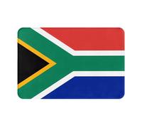 WBQLSL Paillasson d'intérieur avec drapeau de l'Afrique du Sud pour porte d'entrée, porte arrière, patio, salle de bain, etc