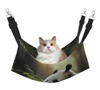 WBQLSL Panda Hamac pour animal domestique Grand modèle Hamac de couchage pour chats, furets, chiots, lapins, petits animaux