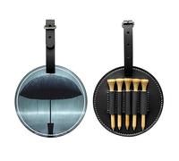 WBQLSL Parapluie noir sous la pluie Sac de rangement tendance pour tees de golf - Design léger pour un rangement rapide des tees de golf