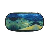 WBQLSL Peak Line Trousse à crayons de grande capacité avec compartiments multicouches Sac de rangement pour papeterie Unisexe Apprentissage Fournitures de bureau