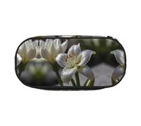 WBQLSL Pearl Lily Trousse à crayons grande capacité avec compartiments multicouches pour fournitures de bureau d'apprentissage Unisexe