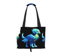 WBQLSL Pixel Griffin Sac de voyage pour animal domestique Petit sac à bandoulière pour voitures et personnes