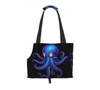 WBQLSL Pixel Octopus Sac de voyage pour animal domestique Petit sac à bandoulière pour voitures et personnes