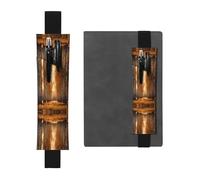 WBQLSL Poplar Pattern Elastic Band Pen Bag Suitable for Girls Birthday Day/Teacher's Day/Graduation Season Intimate Stationery Gift Box