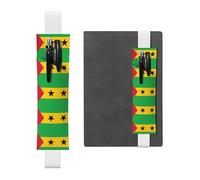 WBQLSL Porte-stylo réglable en cuir avec drapeau de Sao Tomé et Principe - Parfait pour la rentrée des classes - Cadeau de Noël