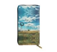 WBQLSL Portefeuille en cuir avec fermeture éclair pour poules, 19 x 10,4 cm de long, plusieurs compartiments et grande capacité, un bon cadeau pour les amis