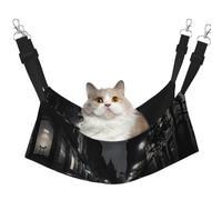 WBQLSL Rainy Day in The Street Hamac à suspendre pour chat, furet, chiot, lapin, petit animal