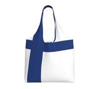 WBQLSL Sac à bandoulière avec drapeau finlandais - Pratique à transporter, adapté pour le shopping, le travail et les études