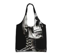 WBQLSL Sac à bandoulière Backbone - Pratique à transporter, adapté pour le shopping, le travail et l'étude, noir, taille unique