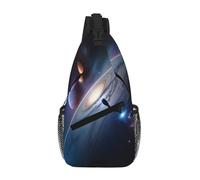 WBQLSL Sac à bandoulière de voyage à motif de conte de fées licorne, parfait pour les trajets quotidiens, le cyclisme, la randonnée et les aventures urbaines, Un univers fascinant, One Size
