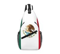 WBQLSL Sac à bandoulière de voyage à motif drapeau de l'Afrique du Sud, parfait pour les trajets quotidiens, le cyclisme, la randonnée et les aventures urbaines, Drapeau du Mexique, One Size