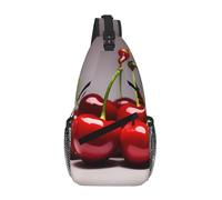 WBQLSL Sac à bandoulière de voyage à motif étoile de mer, parfait pour les trajets quotidiens, le cyclisme, la randonnée et les aventures urbaines, Cerises chiliennes, One Size