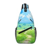 WBQLSL Sac à bandoulière de voyage à motif fruits post-récolte, parfait pour les trajets quotidiens, le cyclisme, la randonnée et les aventures urbaines, Plateau, One Size