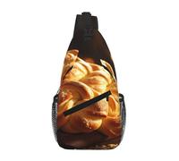 WBQLSL Sac à bandoulière de voyage à motif grenouilles, parfait pour les trajets quotidiens, le cyclisme, la randonnée et les aventures urbaines, Twist de pâte frite, One Size