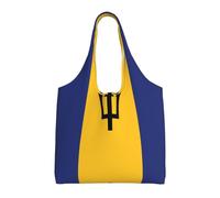 WBQLSL Sac à bandoulière drapeau de la Barbade - Pratique à transporter, adapté pour le shopping, le travail et les études