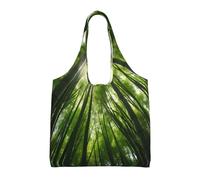 WBQLSL Sac à bandoulière en bambou - Pratique à transporter, adapté pour le shopping, le travail et l'étude, noir, taille unique