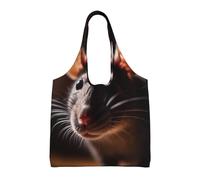 WBQLSL Sac à bandoulière en forme de tête de rat, pratique à transporter, adapté pour le shopping, le travail et les études