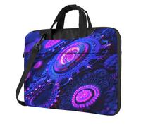 WBQLSL Sac à bandoulière et mallette pour ordinateur portable avec engrenages mécaniques, facile à transporter pour les voyages d'affaires et le travail, Noir , 14 inch