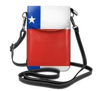 WBQLSL Sac à bandoulière imprimé drapeau du Chili - Bandoulière réglable étendue - Plusieurs compartiments - Pochette de rangement pour clés et cosmétiques
