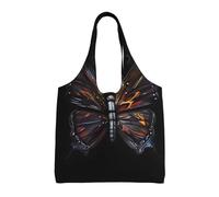 WBQLSL Sac à bandoulière Mystery Butterfly - Pratique à transporter, adapté pour le shopping, le travail et les études