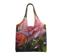 WBQLSL Sac à bandoulière rose - Pratique à transporter, adapté pour le shopping, le travail et les études