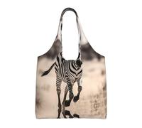 WBQLSL Sac à bandoulière zébré au galop - Pratique à transporter, adapté pour le shopping, le travail et les études