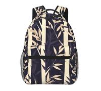 WBQLSL Sac à dos de voyage léger Bamboo Leaf Shadow adapté pour la randonnée, les voyages d'affaires, le camping, le fitness, l'école, l'université et d'autres occasions, avec un design multi-poches.