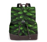 WBQLSL Sac à dos pour femme imprimé Submarine World adapté pour le travail, les voyages et les voyages d'affaires, Arbre à feuillage d'épicéa, taille unique