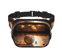 WBQLSL Sac banane élégant en laine à tricoter, léger, imperméable et résistant à l'usure